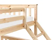 Bunk Bed Pine Wood BIERNE 90/140 x 200 cm Light Brown_987632