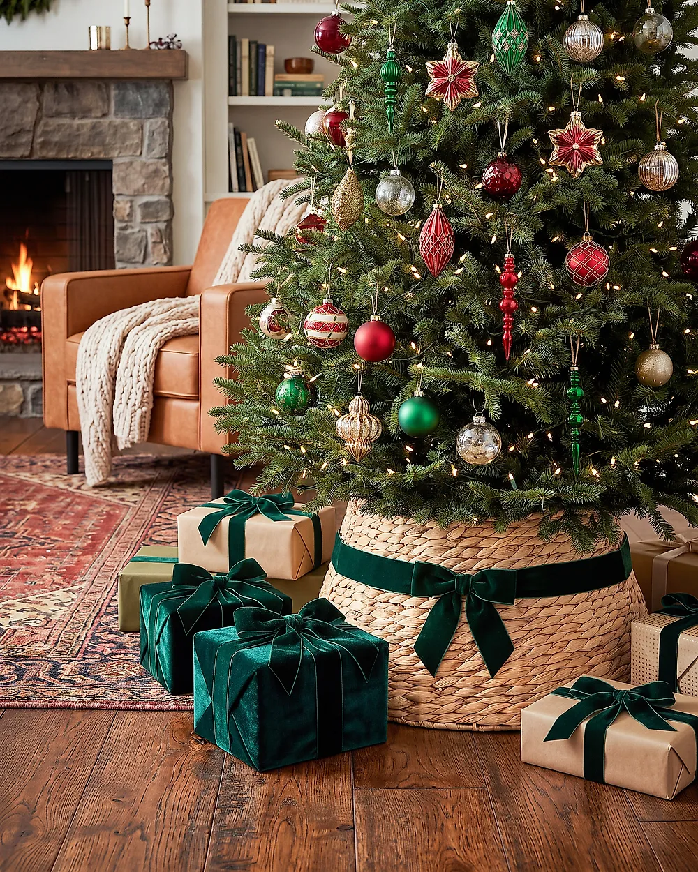 Kuusenjalan suojus BILLNAS  60 cm Vihreä_1172508