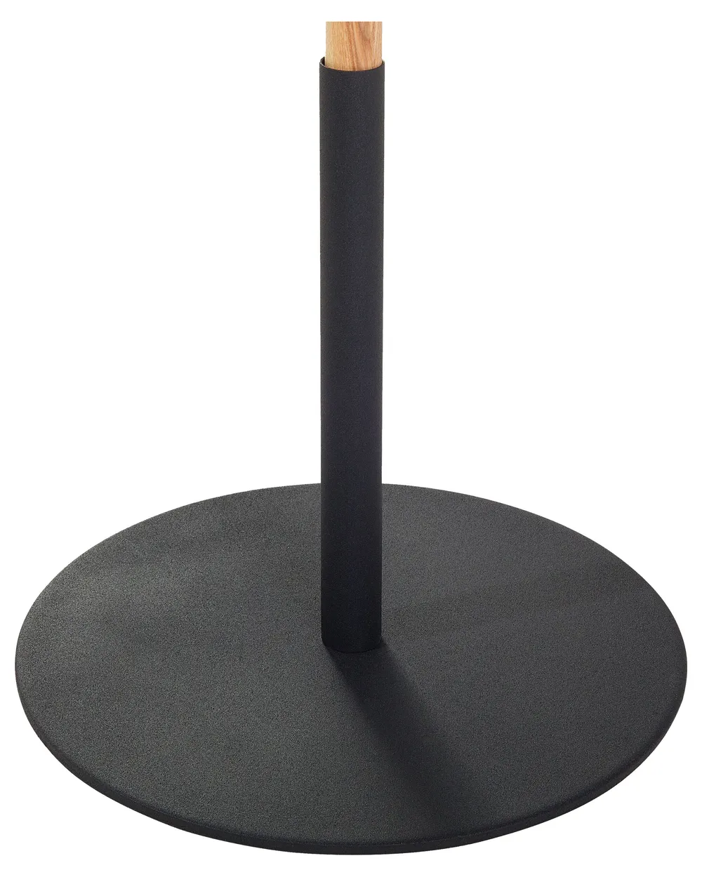 Floor Lamp OWENS Adjustable Oak Wood Black_664844