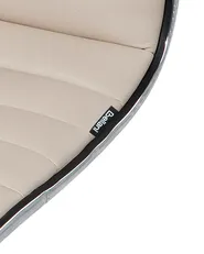 Set med 2 barstolar LUCERNE Vridbar Konstläder Ljusbeige_782018
