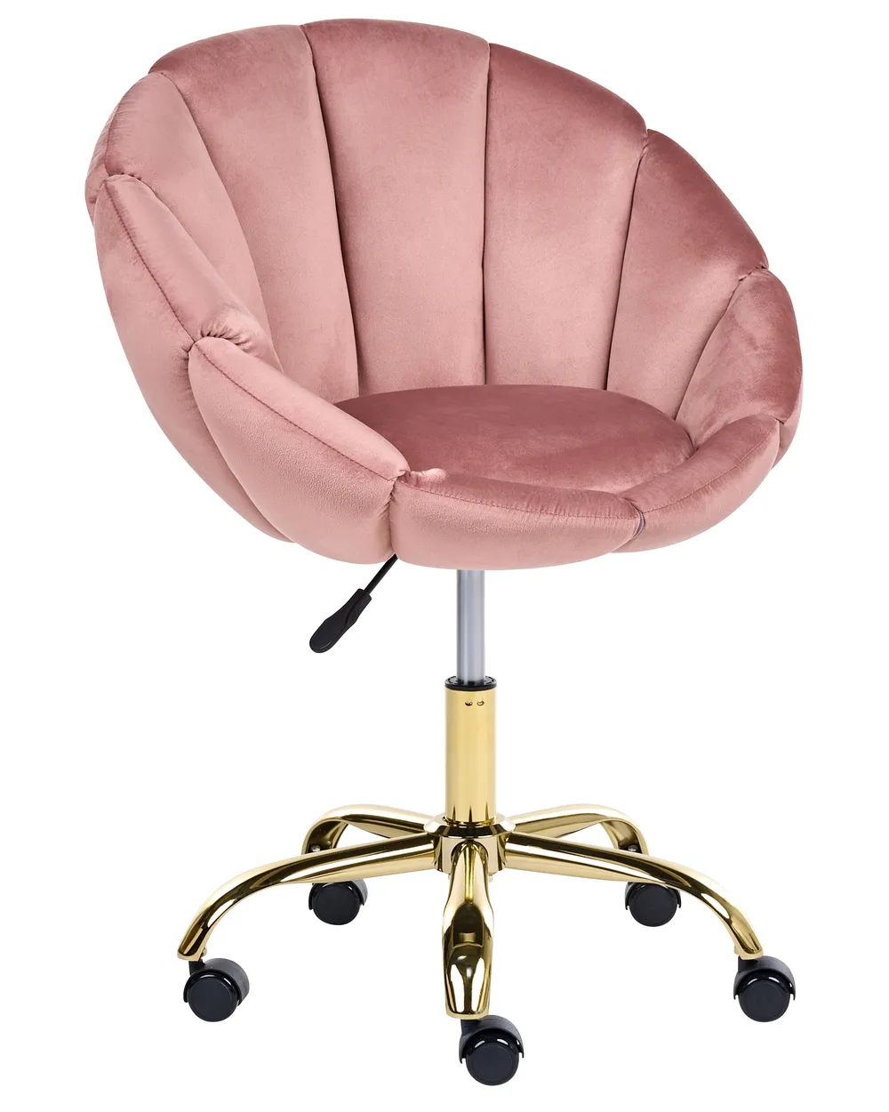 Desk Chair ANNABELLE Velvet Pink