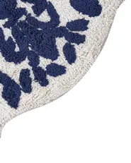 Kylpyhuonematto CANBAR Laivastonsininen 150 x 60 cm Puuvilla_904834