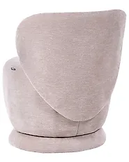 Nojatuoli pyörivä BLOMMA Chenille Beige_1163670
