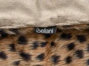 Bedspread KUDELI Faux Fur 150 x 200 cm Brown_1036429