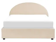 Ottoman Bed VAUCLUSE Boucle Beige 160 x 200 cm (EU King Size)_837401