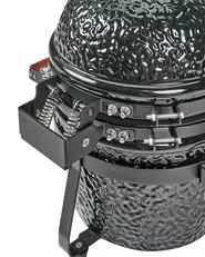 Mini Charcoal BBQ Grill KAMADO Ceramic Black_1007550