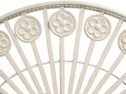 Bistro Set Folding COGGIA Metal Light Beige_1002603