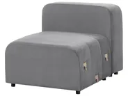 Modulsoffa 3-sits FALSTERBO Sammet Grå_919395