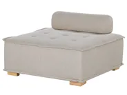 Modular Corner Sofa 4 Seater TIBRO Fabric Light Beige Right Hand_825667