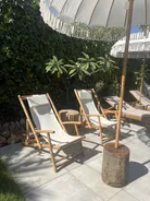 Bistro Set Folding ATRANI/MOLISE Bamboo Light Brown_831265
