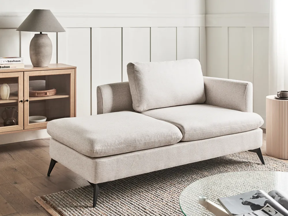 Högervänd schäslong SIEVOZ Ljusbeige_978586