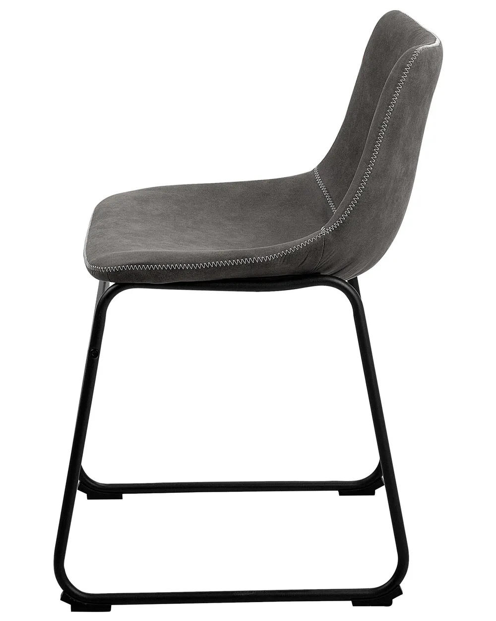 Set med 2 matstolar BATAVIA Mörkgrå_725086