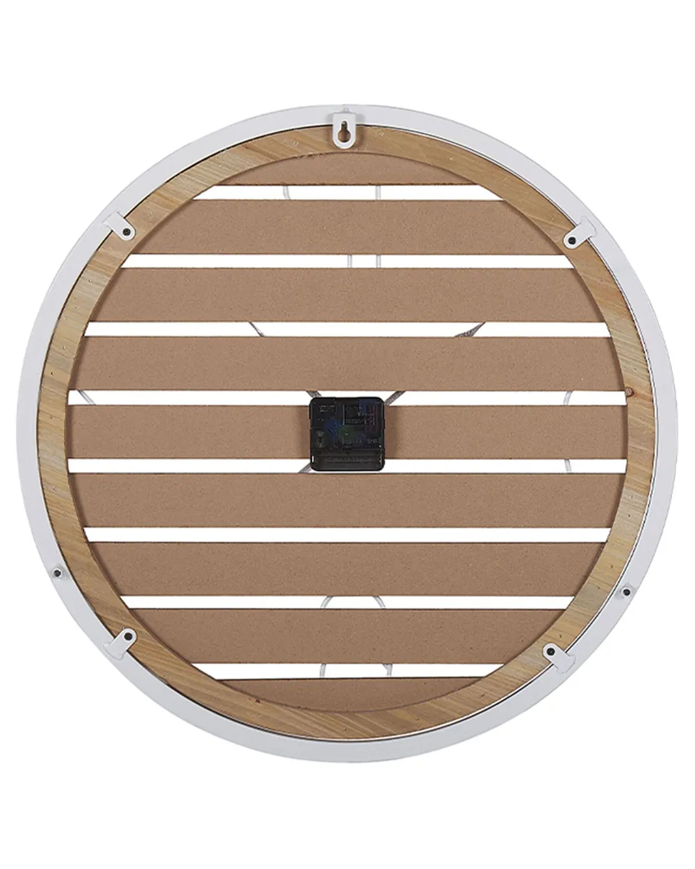 Wall Clock ARRIAGA 50 cm Fir Wood Dark Brown_796974