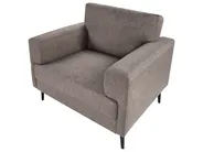 Living Room Set 7 Seater LOUSTO Fabric Brown_1044070