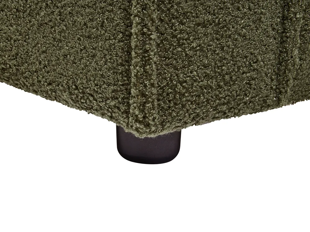 Bed Boucle LINARDS 180 x 200 cm (EU Super King) Dark Green_933724