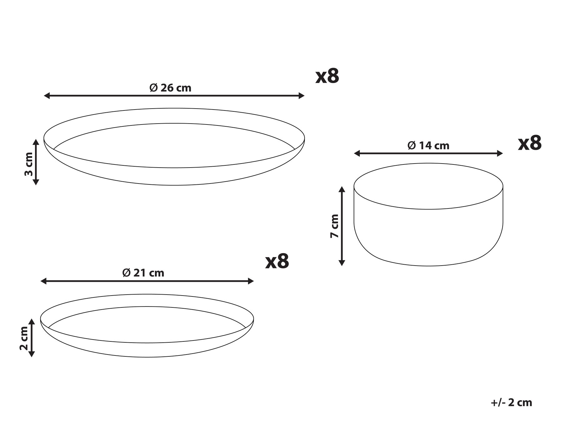 Set of 24 Dinnerware SHISO Porcelain White/ Blue_1064158