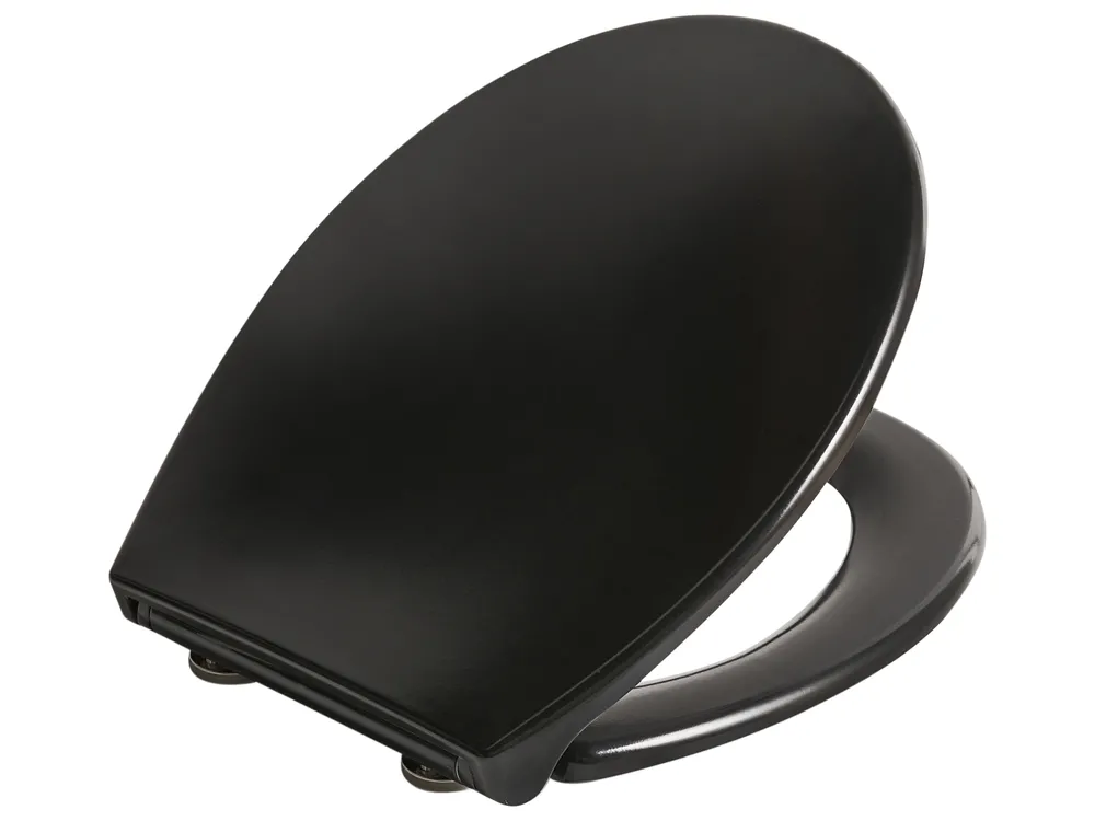 Toilet Seat PAPURI Soft Close Duroplast Black_1016488