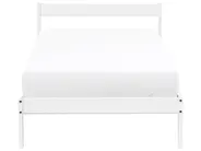 Bed Pine Wood MADONE 90 x 200 cm (EU Single) White_1131253