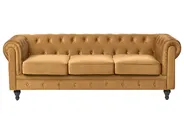 Sohvaryhmä 4-istuttava CHESTERFIELD Sametti Kulta_1041504