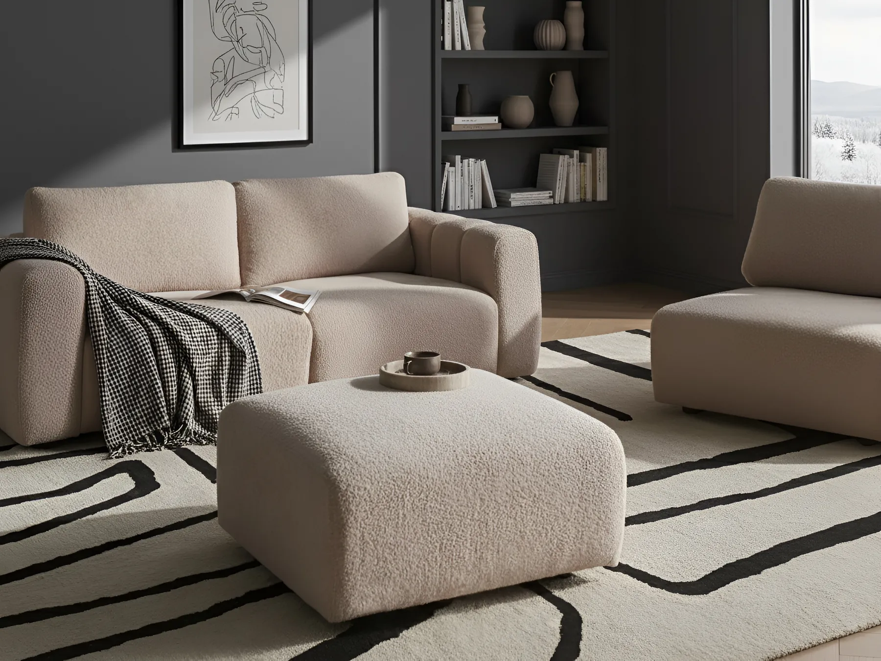 Suuri rahi KIVVIK buklee Beige_1045623