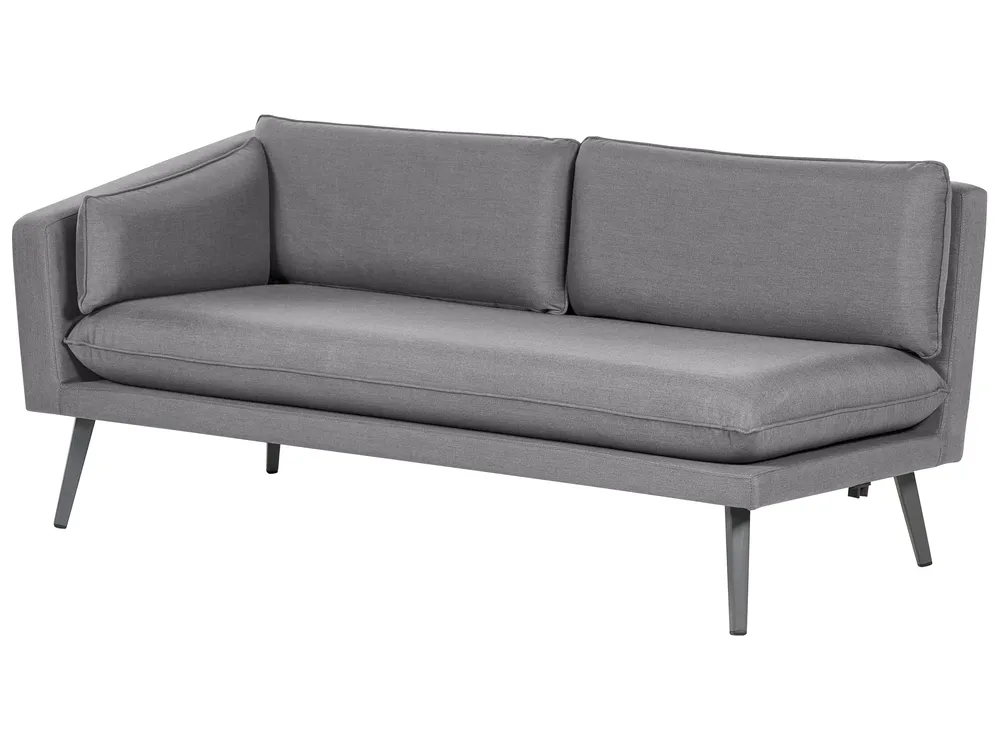 Garden Corner Sofa 5 Seater LORETELLO Grey_862501