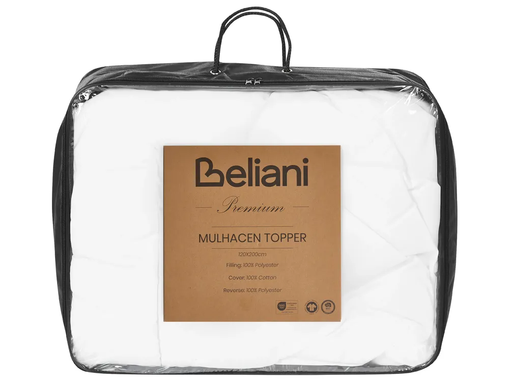 Polyester Mattress Topper MULHACEN 120 x 200 cm (EU Small Double)_1044714