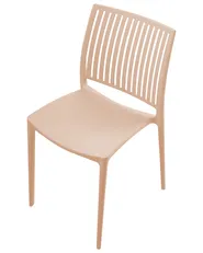 Set of 4 Garden Chairs ILLUMANI Beige_1077508