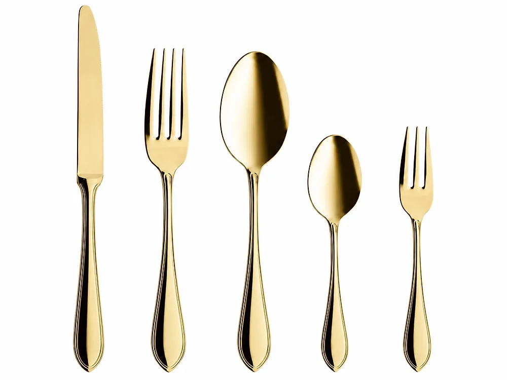 30-Piece Cutlery Set ANELLINI Gold