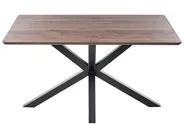 Dining Table SPECTRA Dark Brown 140 cm 90 cm_1116506