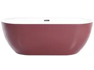 Freestanding Bathtub CARRERA 1700 x 800 mm Burgundy_806796