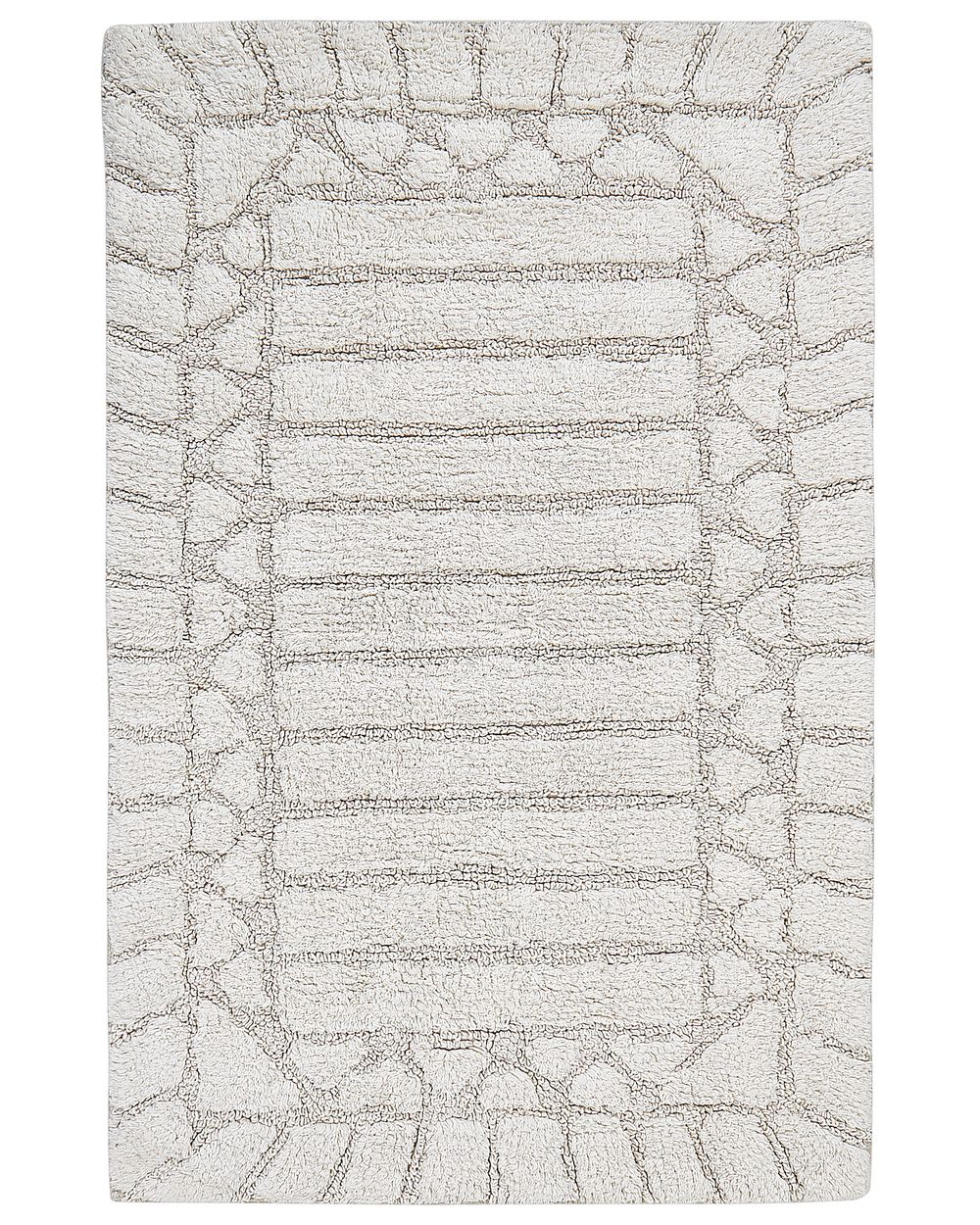 Badrumsmatta TEKKE Ljusbeige 60 x 90 cm Bomull