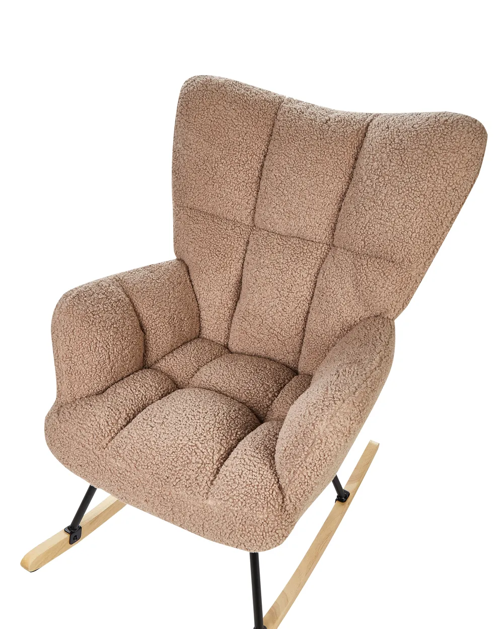 Rocking Chair OULU Boucle Sand Beige_914752