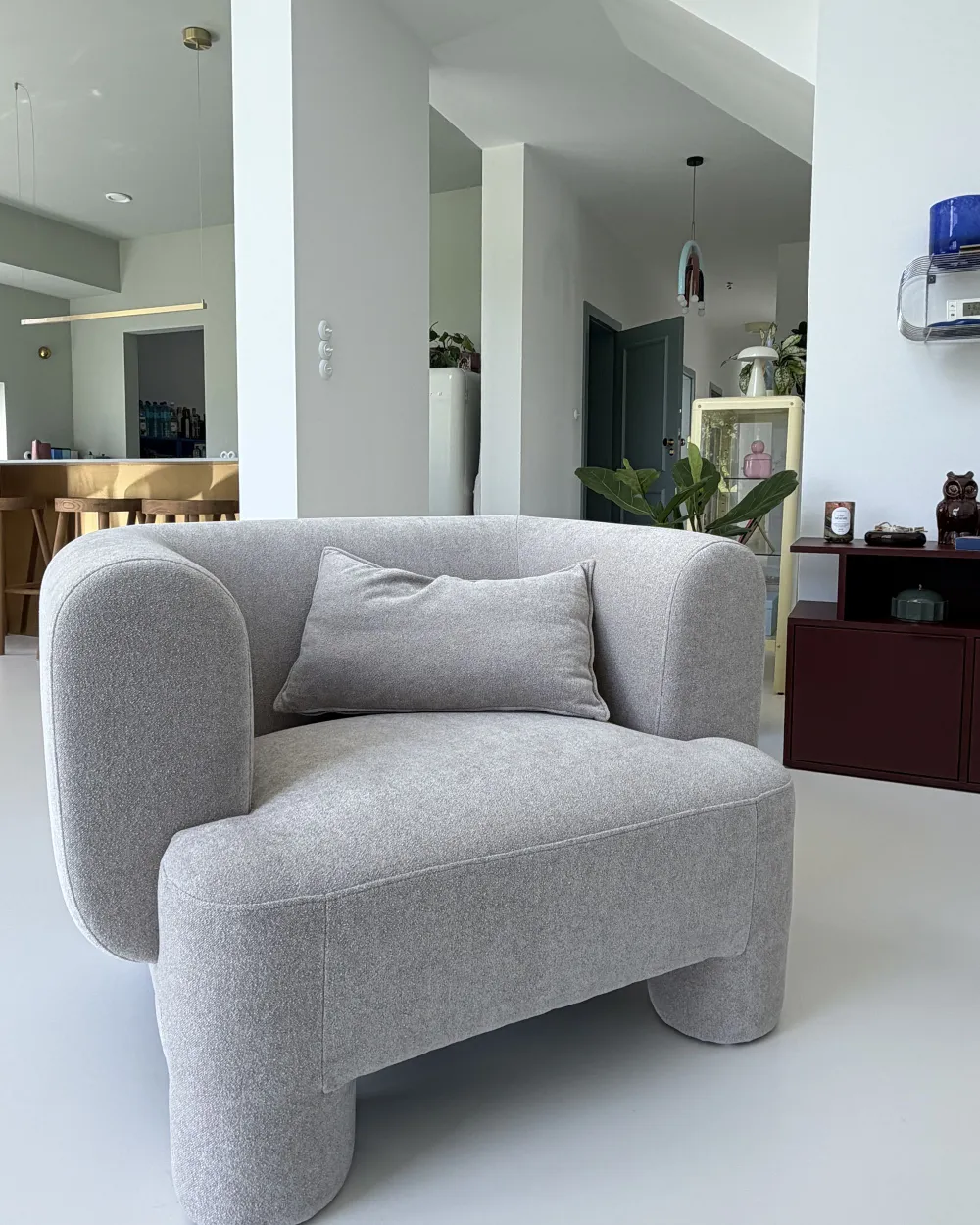 Armchair HOGBO Fabric Beige_1167940