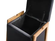 Förvaringpuff EDLAND 45 cm Svart_1040671
