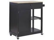 Kitchen Trolley TRAPANI Black_797905