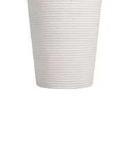Set of 2 Plant Pots MEUM 35 cm White_1133027