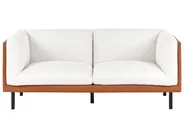 Sofa 2 Seater VORGOD Fabric Off-White_981364