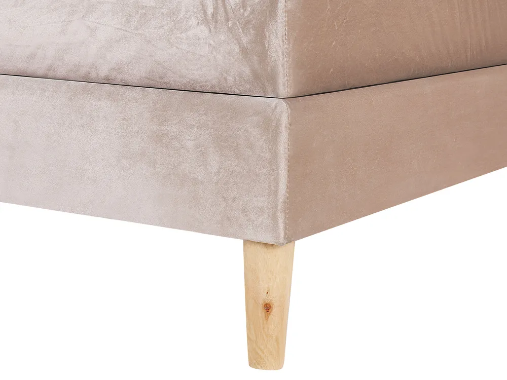 Jenkkisänky sametti MARQUISE 180 x 200 cm Beige_798440