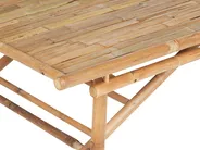 Garden Dining Set 4 Seater TINDARI Bamboo Light Brown_921540