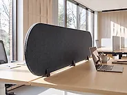 Työpöydän väliseinä SPARKY 180 x 40 cm Tummanharmaa_1185940
