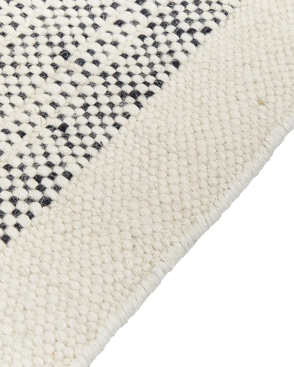 Rug KETENLI White 80 x 150 cm Wool_847441