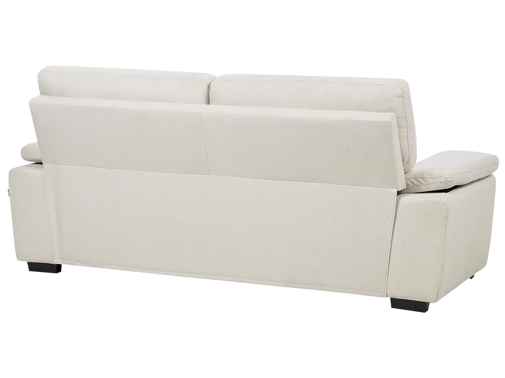 Sofa 3 Seater VOGAR Fabric Light Beige_901148