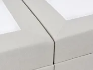 Kontinentalsäng med förvaring ESQUIRE Off-White 160 x 200 cm_1016118