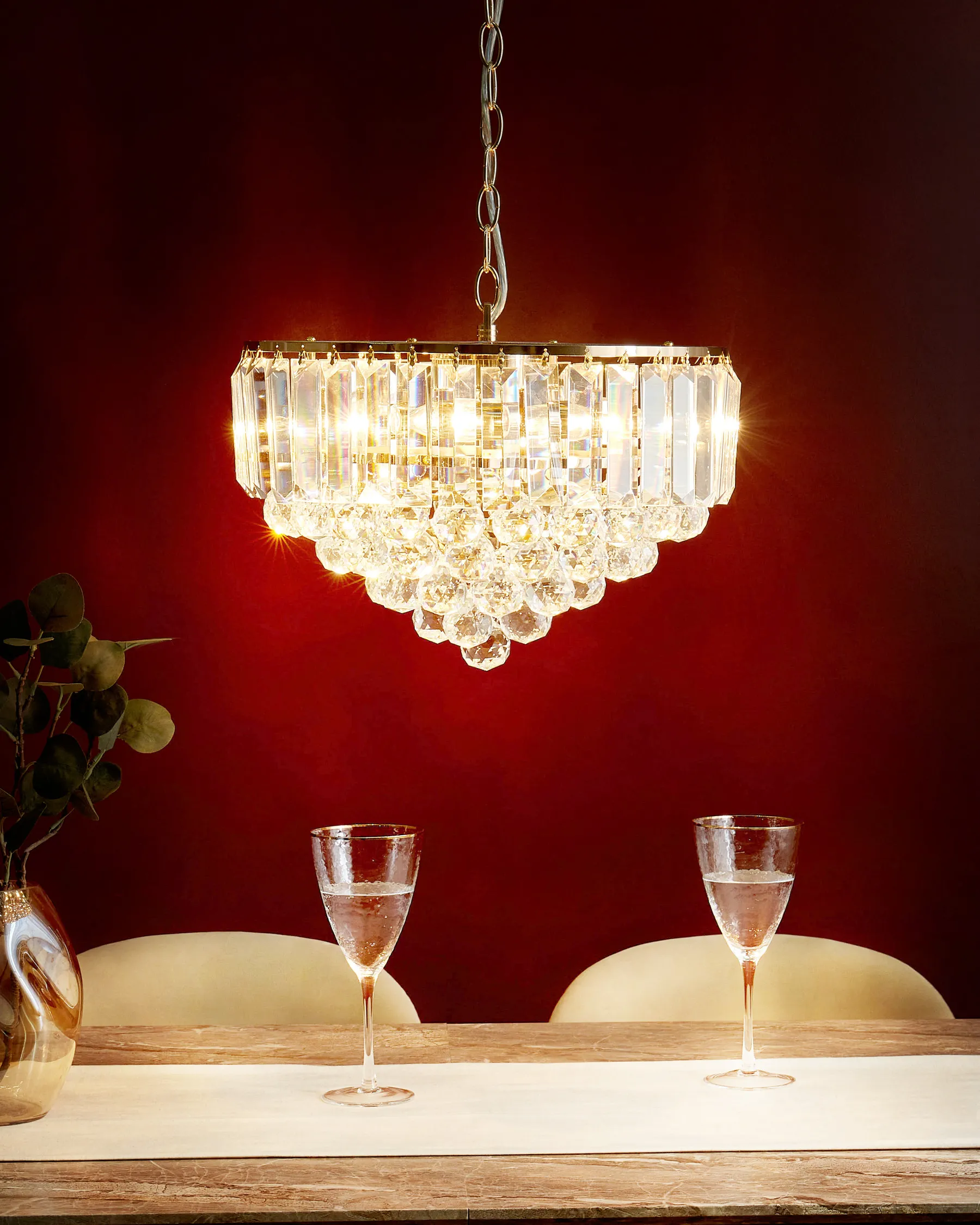 Chandelier ACHEIRO S Crystal Gold_919158