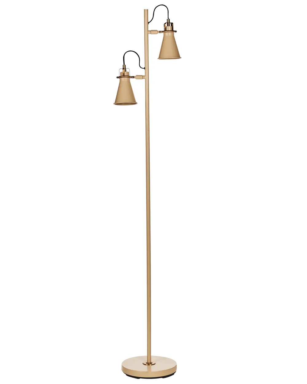 Golvlampa MOYOLA Justerbar Metall Beige_948994