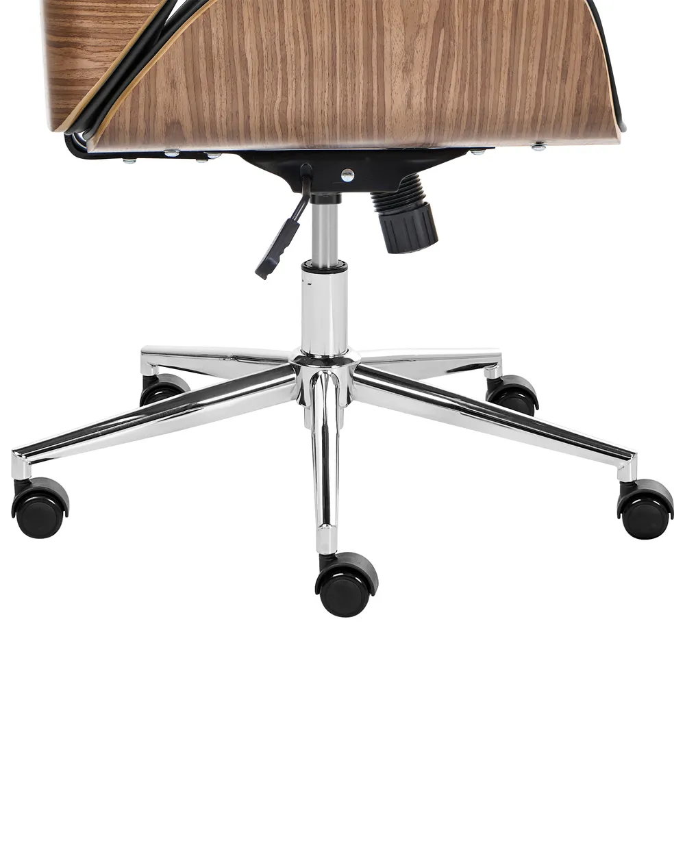 Office Chair PLIORA Faux Leather Black_1081196