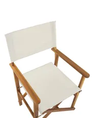 Set med 2 trädgårdsstolar CINE Akaciaträ Off-White_810243