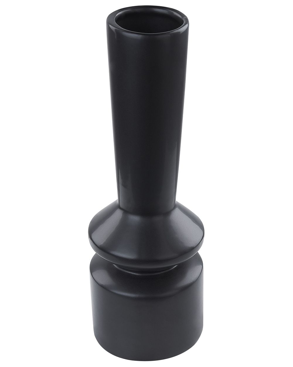 Flower Vase PEANIA 30 cm Ceramic Black