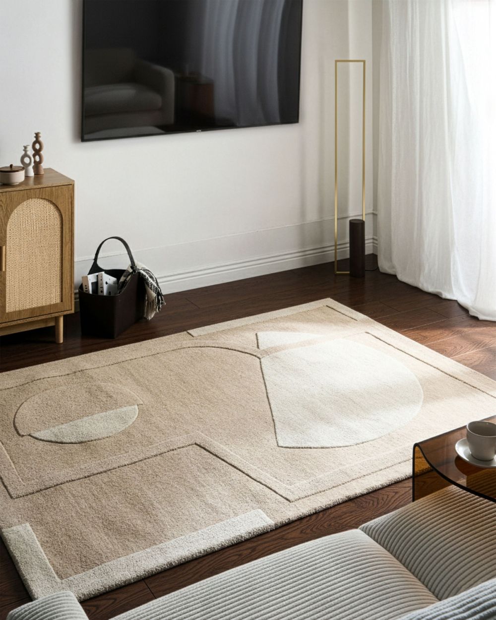 Matto GAYA Beige 200 x 300 cm Villa