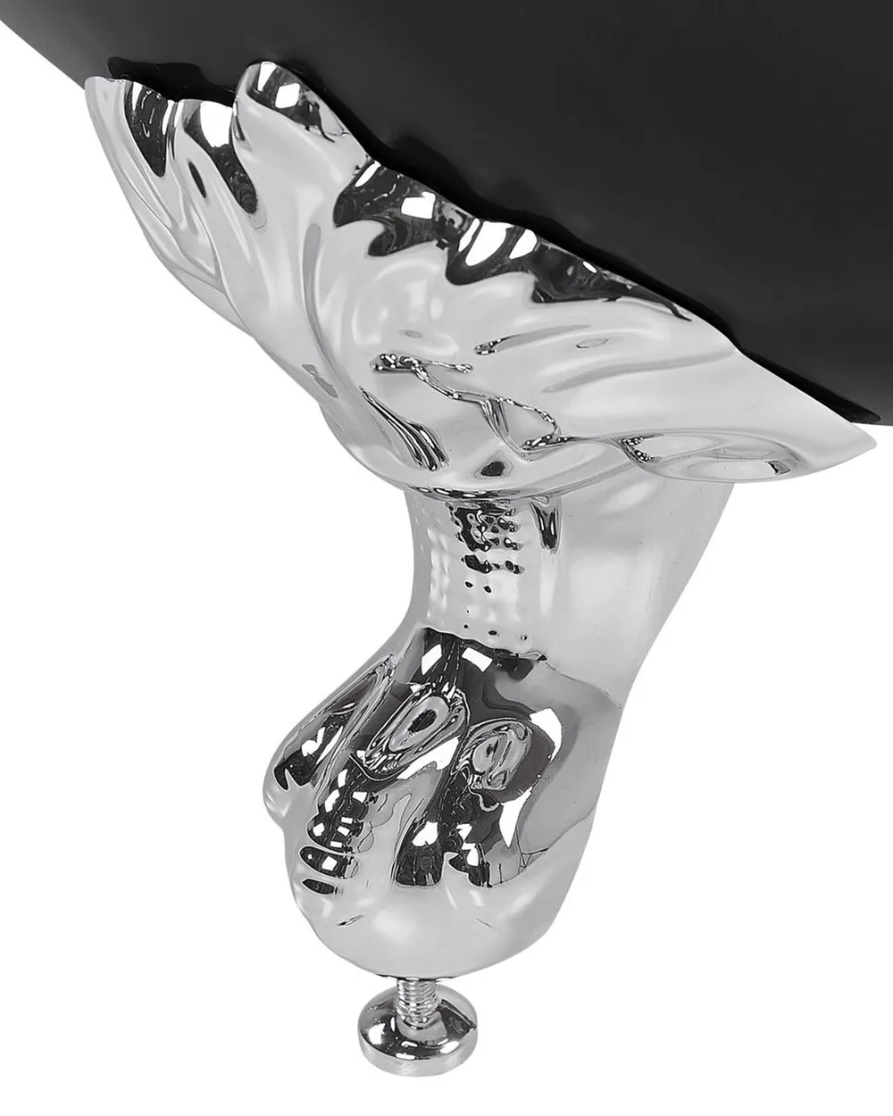 Fristående badkar CAYMAN 1700 x 760 mm Svart/ Vit_817185